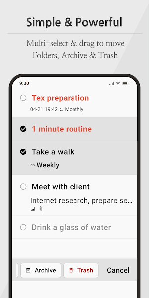 HyperTodo – Focus on Today Screenshot 2
