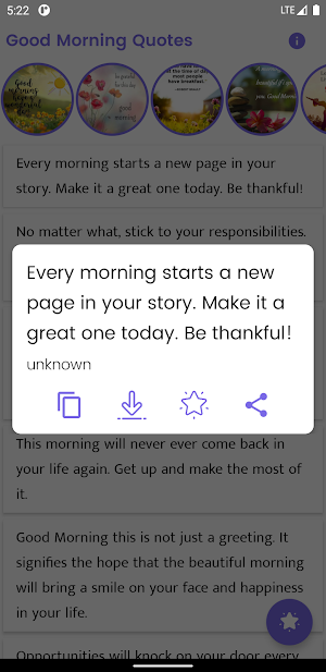 Good Morning Quotes and Saying Screenshot 0