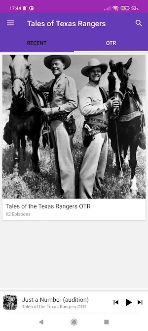 Tales of the Texas Rangers OTR Screenshot 1