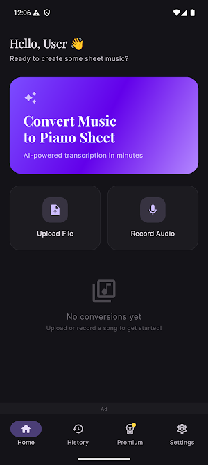 Piano Sheet AI Screenshot 1