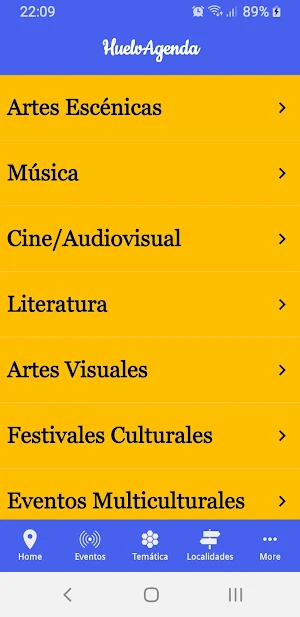 HuelvAgenda Screenshot 0