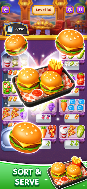 Go Chef : Food & Grill Match Screenshot 0