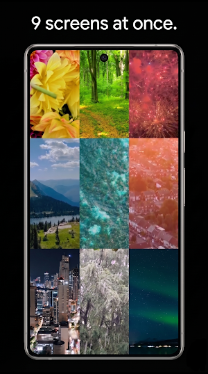 Multi Video Player - 9 Screens Screenshot 1