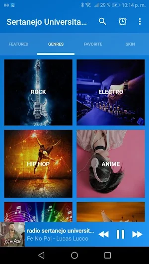 radio sertanejo universitario Screenshot 2