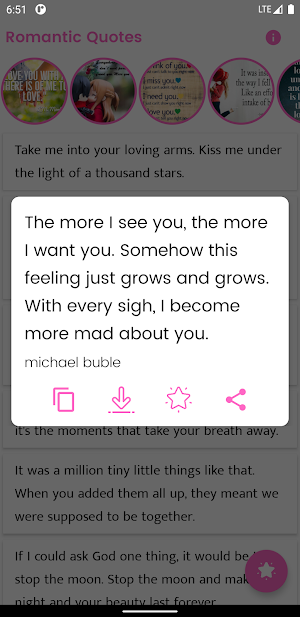 Romantic Quotes and Sayings Screenshot 1