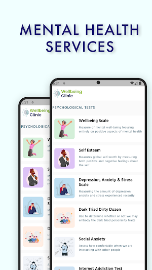 Wellbeing Clinic Screenshot 1