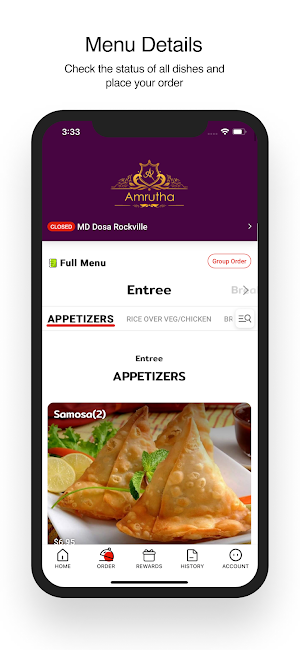 Amrutha MD Dosa Screenshot 1