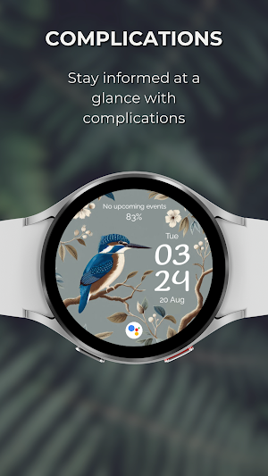 EXD082: Bird Watch Face Screenshot 3