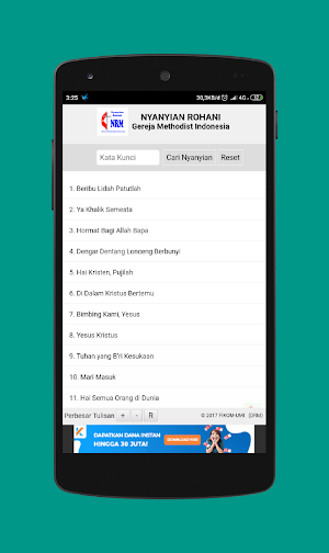 Nyanyian Rohani Methodist (NRM) Lengkap Screenshot 0