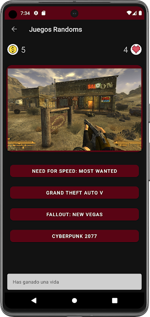 GameQuiz Screenshot 3