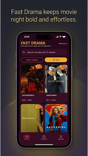 Fast Drama: Movies & TV Screenshot 1