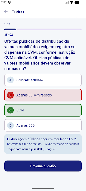 CEA ANBIMA Simulado Questões Screenshot 1