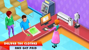 My Laundry Shop Manager: Dirty Clothes Washing Screenshot 2