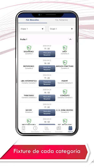 Copa Servidores Municipales Screenshot 3