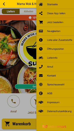 Mama Wok & Happy Bowl Sushi Screenshot 2
