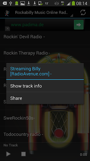 Rockabilly Music Online Radio Screenshot 2