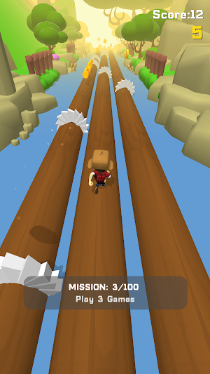 Runner Jack 3D Screenshot 0