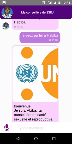 Ma conseillère de santé sexuel Screenshot 2