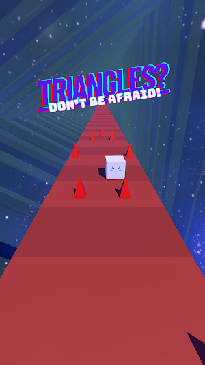 Galaxy Slider Cube Runner Game Screenshot 1