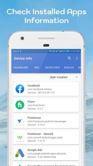 Find Device Info IMEI number - IMEI check info sy Screenshot 3