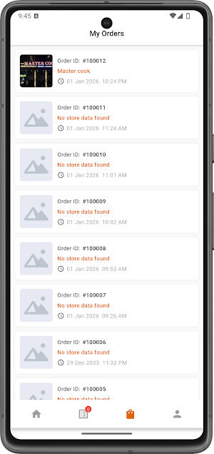 OurCity Delivery Screenshot 2