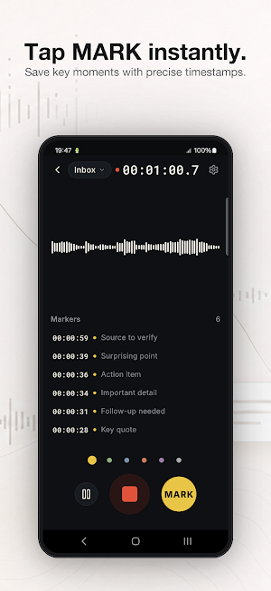 FieldRecorder: Mark Audio Screenshot 1