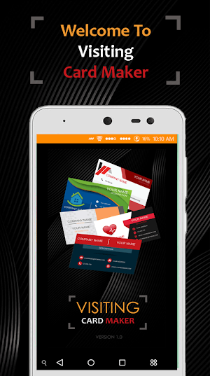 Visiting Card Maker Screenshot 0