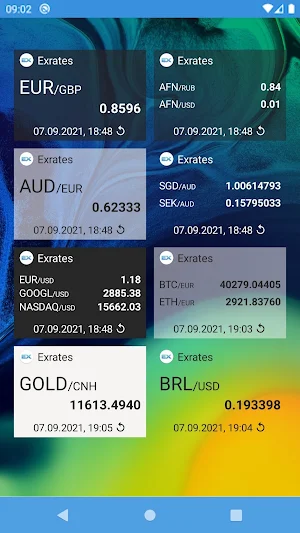 EXRATES currency exchange rate Screenshot 2