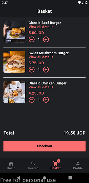 VAGUS Burger And Pasta Screenshot 2