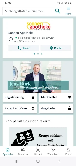 Burks Apotheken Screenshot 0