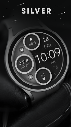 Digital Pink watch face Screenshot 3