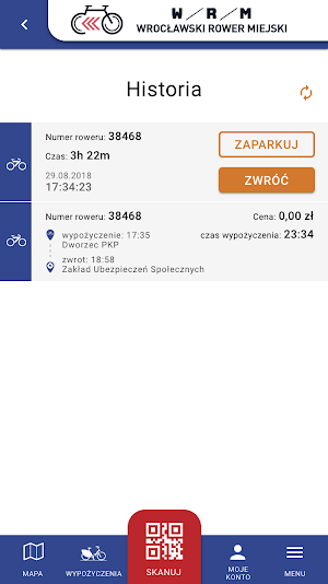 Wrocławski Rower Miejski Screenshot 2