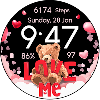 Valentine's Day Teddy - Watch