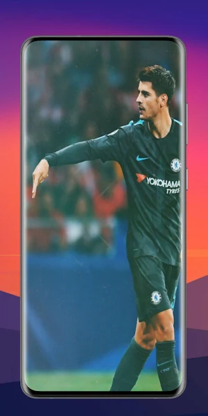 Alvaro Morata 4K Wallpaper Screenshot 2