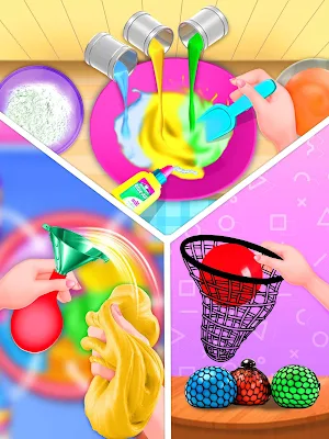 Anti Stress Squishy DIY Slime Ball Toy Screenshot 0