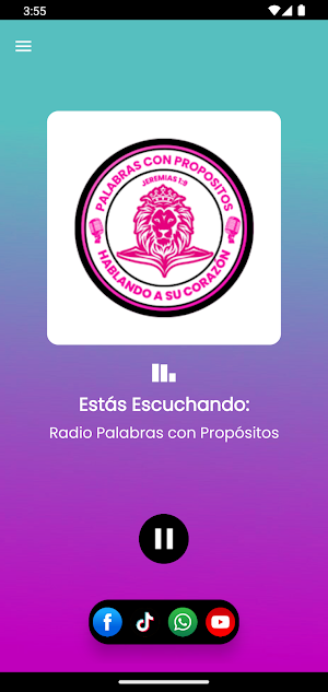 Radio Palabras con Propositos Screenshot 2