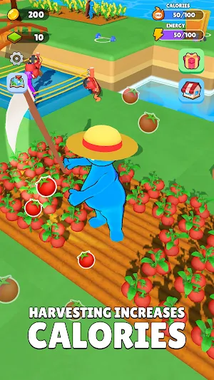 Muscle Land: Farm Hero Clicker Screenshot 2