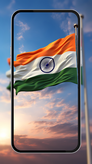 India Flag Wallpaper - तिरंगा Screenshot 0
