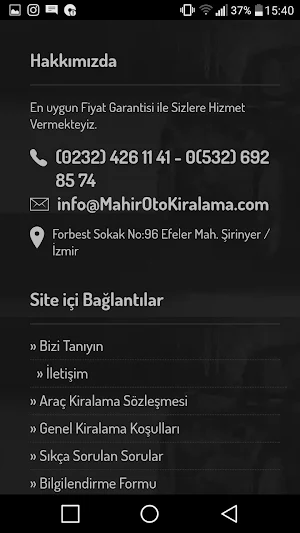 IZMIR RENT A CAR Screenshot 2