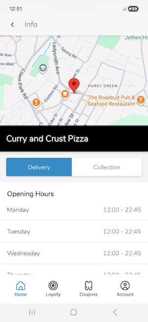 Curry & Crust Pizza Screenshot 1
