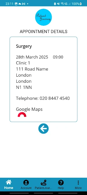 PlastiCare Patient Journey Screenshot 1