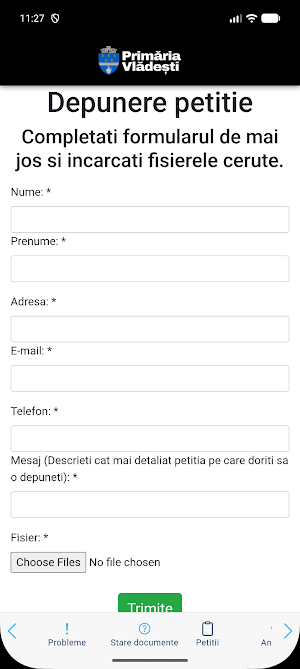 Vlădești App Screenshot 1