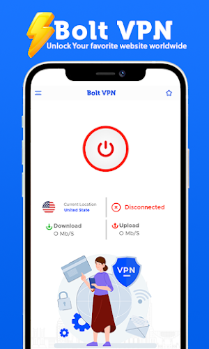 Bolt VPN-Fast VPN Proxy Secure Screenshot 0