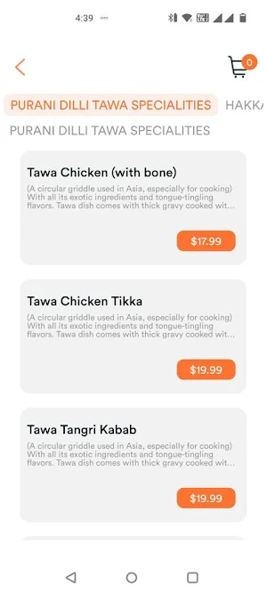 Heritage India Restaurant Screenshot 2