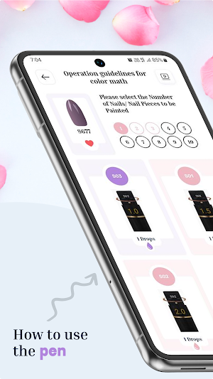 30sec Nails Pen App Screenshot 2