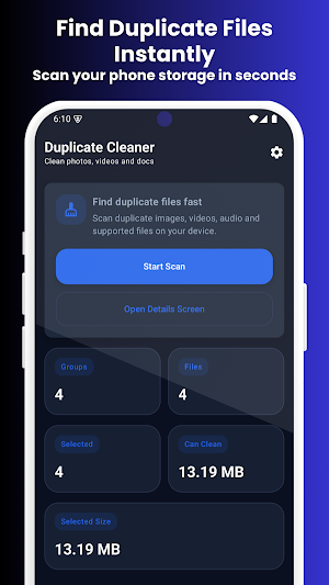 Duplicate File Remover–Cleaner Screenshot 0