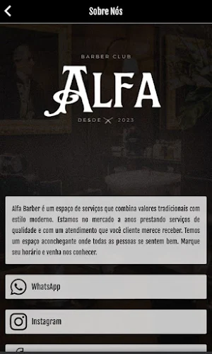 Alfa Barber Screenshot 1