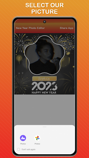 Happy Year Photo Frame 2024 Screenshot 1