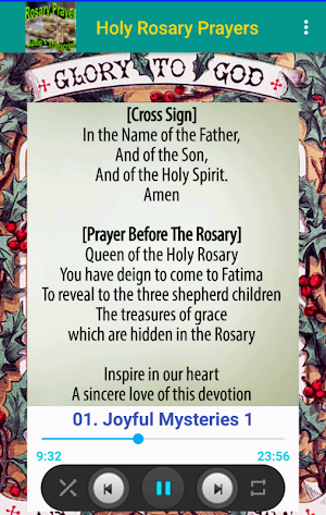 Holy Rosary Prayer | Audio + Transcript Screenshot 3