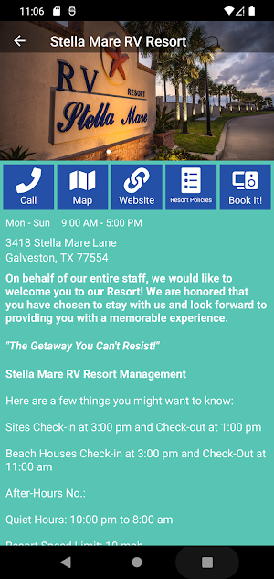 Stella Mare RV Resort Screenshot 1